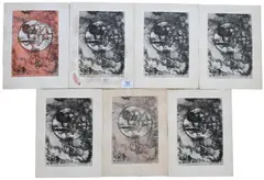 Der Verliebte by Paul Klee, Lithograph printed in black and white, and some in color, on wove paper, offered Oct 2025