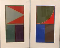 Gordon House, Triangle A, 1971, Screenprint