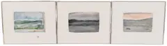 View From Delaware by Robert Harding, circa 1981, Watercolor on paper Each, offered Oct 2025