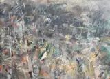 Maurice Sievan, Flushing Landscape, Oil on board