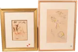 I Went Down into the Garden of Nuts to See Fruits by Salvador Dalí, 1971, Etching with hand coloring and gold dust, offered Oct 2025