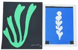Henri Matisse, Palme Blanche Sur Fond Bleu, 1947, Serigraph, Published