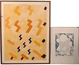 William Tillyer, Vase I, 1975, Screenprint