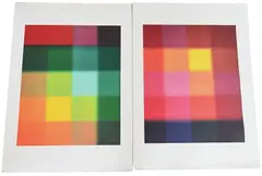 Barry Nelson, Optical Art Colorfield Etchings "Chacha Loca", 1977, Aquatint etching