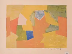 Composition Jaune, Orange et Verte by Serge Poliakoff, Lithograph, offered Oct 2025