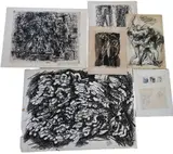 Abraham Rattner, Original Studies "Study for Adam and Eve, No. 772, BK IV"