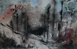 Attributed to Norman Wilfred Lewis (American 1909-1979) Forest Landscape by Norman Lewis, 1968, Watercolor on paper Marked and, offered Oct 2025