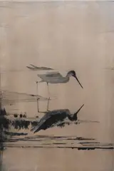 Lone Yellow Legs by Frank Weston Benson, Drypoint etching, offered Oct 2025