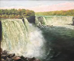 Alfred Bryan Wall, Niagara Falls, 1905, Oil on canvas