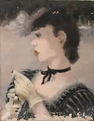 Dietz Edzard, Au Lac, Oil on canvas