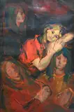 Jan De Ruth, Many Things are Many People, Oil on canvas