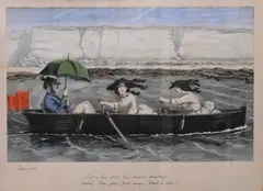 John Leech, Not a Bad Idea for Warm Weather, Lithograph