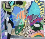 Zigi Ben-Haim, Living Sharp, 2007, Acrylic paper collage on aluminum