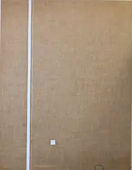 Callum Innes, Exposed Painting-White Line and Square Large Modern Abstract, Oil on linen canvas