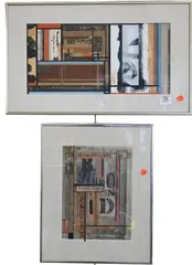 Enid Munroe, Paginae, Collage Mixed media collage on paper