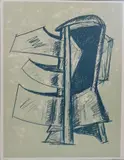 Seymour Lipton, Study for Sculpture II, 1969, Serigraph