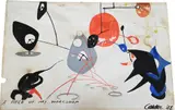 Alexander Calder, A Piece of My Workshop, 1948, Silkscreen on canvas