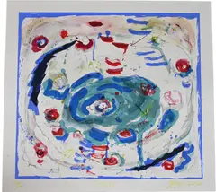 Joan Snyder, Oasis, 2006, Serigraph