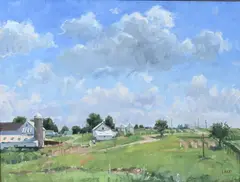 Back Posture Bryson's by Jeffrey Reed, 1996, Oil on canvas landscape, offered May 2025