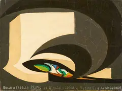 Giacomo Balla, Bandiere all'Altare della Patria, 1915, oil on canvas