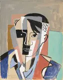 Gino Severini, Portrait de Picasso, 1948, tempera on paper