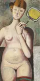 Franco Gentilini, Ragazza nuda con ventaglio