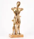 Giorgio de Chirico, Trovatore, 1988, scultura in bronze
