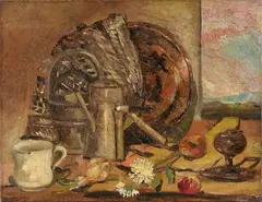 Filippo de Pisis, Natura morta con caffettiera, 1924, oil on canvas