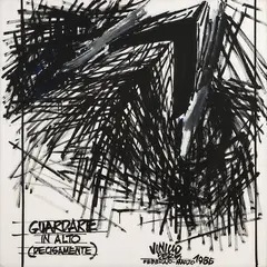 Vinicio Berti, Visione verso l'alto (decisamente), 1985, acrylic on canvas