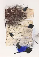 Marco Gastini, Senza titolo, collage and mixed media on cardboard