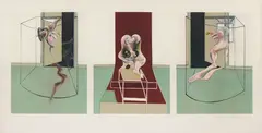 Francis Bacon, L'Orestie d'Eschyle, 1981, lithograph a colori
