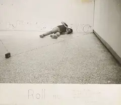 Dan Graham, Roll, 1970, fotografia and mixed media on card