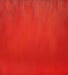 Piero Ruggeri, Composizione rossa, 1988, oil on canvas