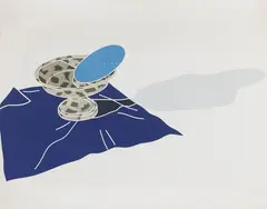 Emilio Tadini, Natura morta, 1970, oil on canvas