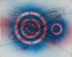 Roberto Crippa, Spirale, oil on canvas
