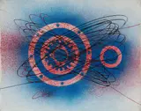 Roberto Crippa, Spirale, oil on canvas
