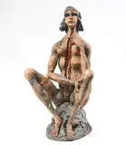 Donna di Hiroshima by Agenore Fabbri, Scultura in terracotta dipinta, offered May 2026