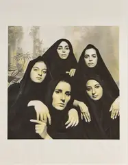 Shirin Neshat, Peaceful Paradise, Women of Allah series, 1995, Stampa alla gelatina ai sali d'argento