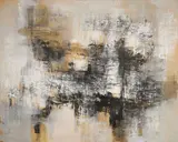 Mario Bionda, Grande spazio grigio, 1960, mixed media on paper applicata on canvas