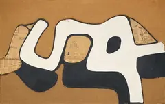 Conrad Marca-Relli, M-4-73, 1973, mixed media and collage on canvas