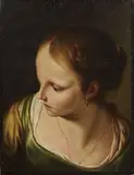 Busto di giovane donna by Benedetto Luti, oil on paper, offered Apr 2026