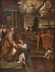 Il ritorno del Figliol Prodigo by Ludovico Carracci, oil on canvas, offered Apr 2026