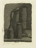 Giorgio Morandi, Natura morta con quattro oggetti, 1947, etching on rame
