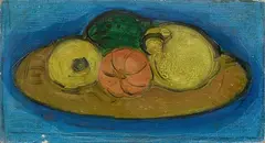 Natura morta su un piatto by Gino Rossi, 1913, oil on canvas, offered Nov 2025