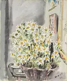 Filippo de Pisis, Margherite, 1932, oil on canvas