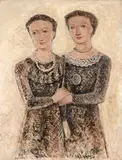 Massimo Campigli, Le due sorelle, 1931, oil on canvas