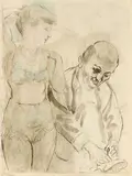 Triste Est by George Grosz, 1926, inchiostro and watercolour on paper, offered Nov 2025
