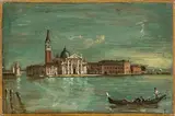 Giorgio de Chirico, Venezia, Isola di San Giorgio, 1949, oil on canvas