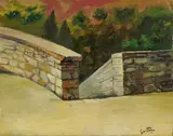 Renato Guttuso, Paesaggio di Fiano Romano
