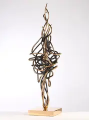 Gianfranco Meggiato, Fuso energia, 2009, scultura in bronze